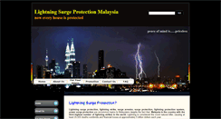 Desktop Screenshot of lightningsurgeprotectionmalaysia.com